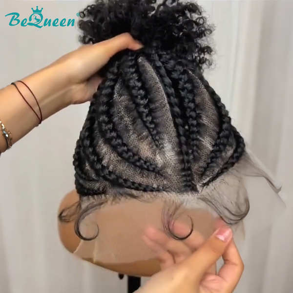 Bequeen Curly Sexy Braid Full Lace Ponytail Wig