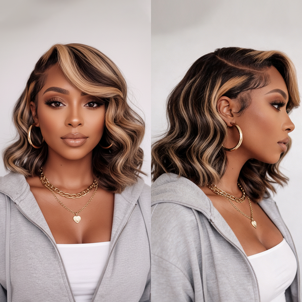 Bequeen Sexy Two Colors Bob Wig Special Lace Wig