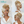 BeQueen 613 Blonde Two Side-Swept Chignon Bridal-1