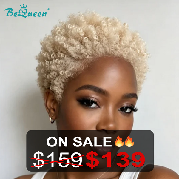 Bequeen Blonde Short Cut Elegance Pixie Lace Wig
