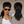 Bequeen Short 1B Mullet Glueless Wig With Bangs-1