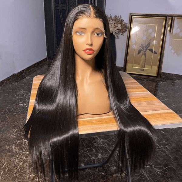 BEQUEEN Straight 13X6 Lace Frontal Wig 100% Human Hair Wig BeQueenWig