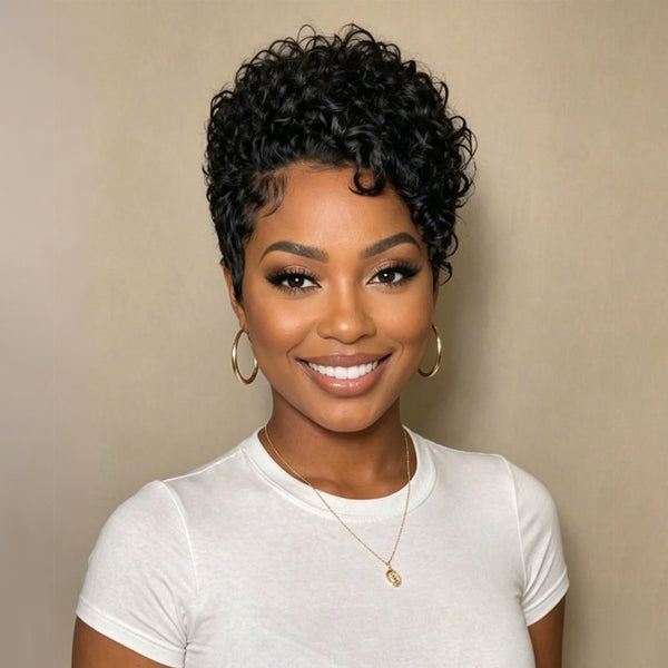 Bequeen Sexy Curly Side Part Full Lace Wig