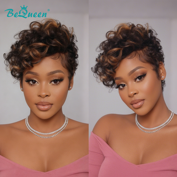 Bequeen Highlight Finger Wave Lace Wig