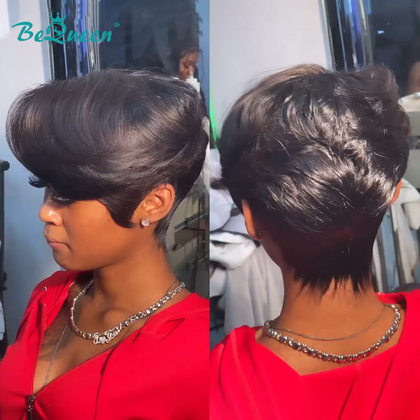 Bequeen Red Side Part Frontal Lace Wig（2 Colors）