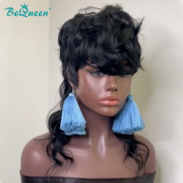 Bequeen Sexy Long Wave Mullet Wig