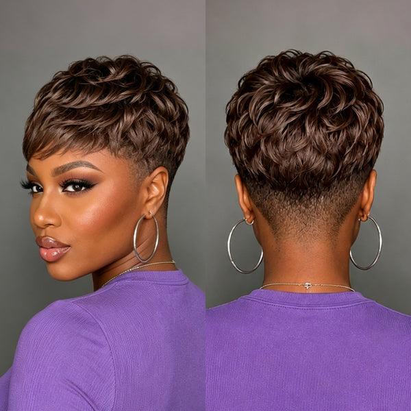 Bequeen Brown Special Made Topper Wig