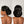 Bequeen 1B Side Part Updo Wedding Wig