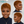 Bequeen Finger Wave Orange Pixie Wig