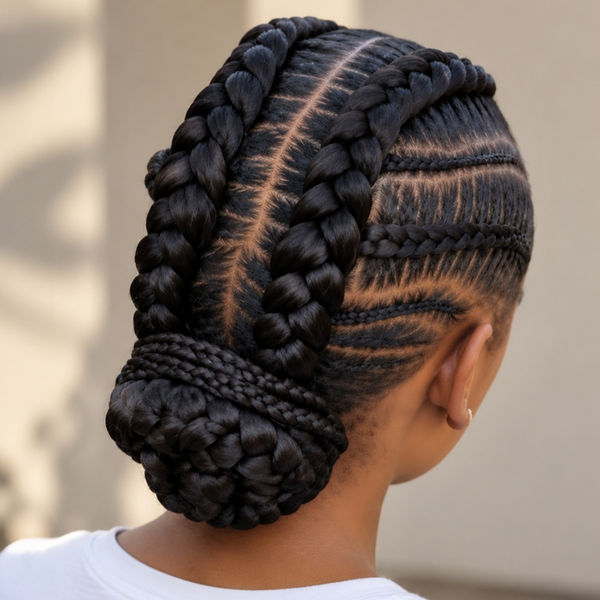 Bequeen Cute Full Lace 100% Human Hair Braid-1