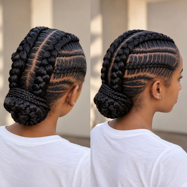 Bequeen Cute Full Lace 100% Human Hair Braid-1