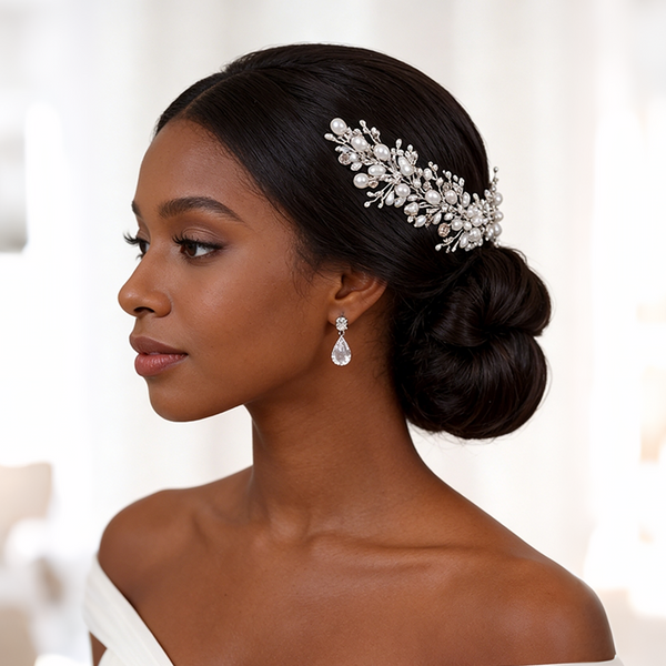 Bequeen Diamond Two Buns Layer Full Lace Wedding Wig