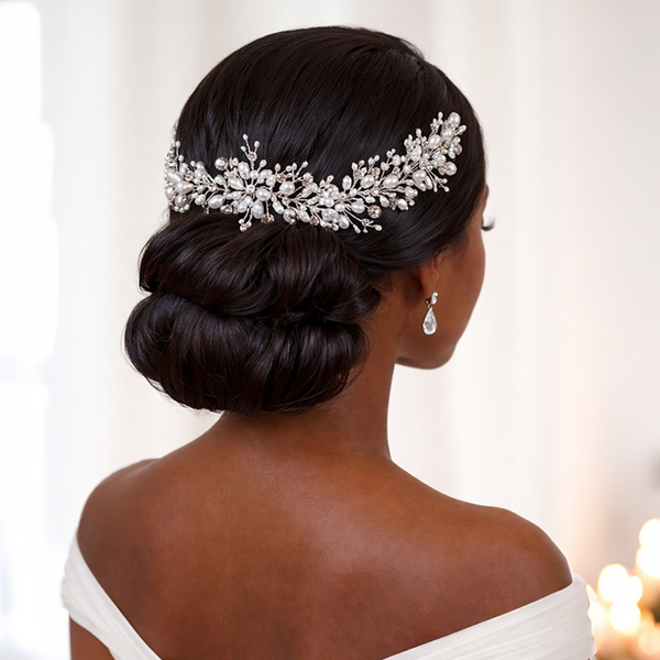 Bequeen Diamond Two Buns Layer Full Lace Wedding Wig