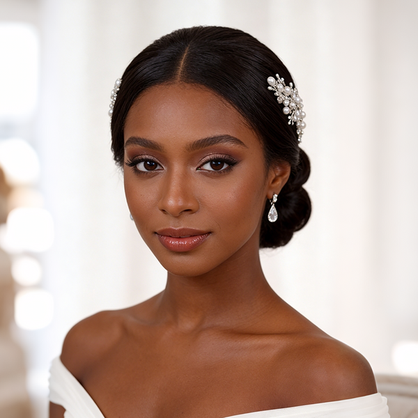 Bequeen Diamond Two Buns Layer Full Lace Wedding Wig
