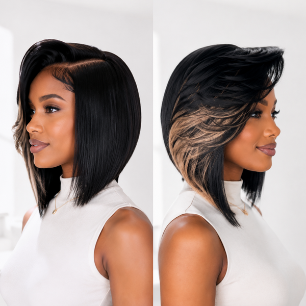 #613 Blonde Human Lace Wig Deep Wave Front Lace Bob Wig