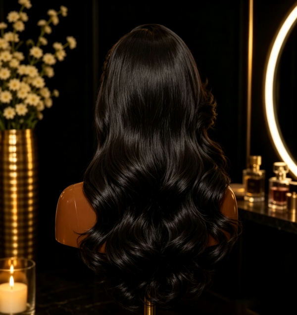 BeQueen Side Part Braid Frontal Lace Style 100% Human Hair
