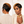 Bequeen 100% Human Sunset Color Pixie Cut Full Lace Wig