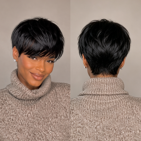 Bequeen 1B Natrual Black Sexy Topper