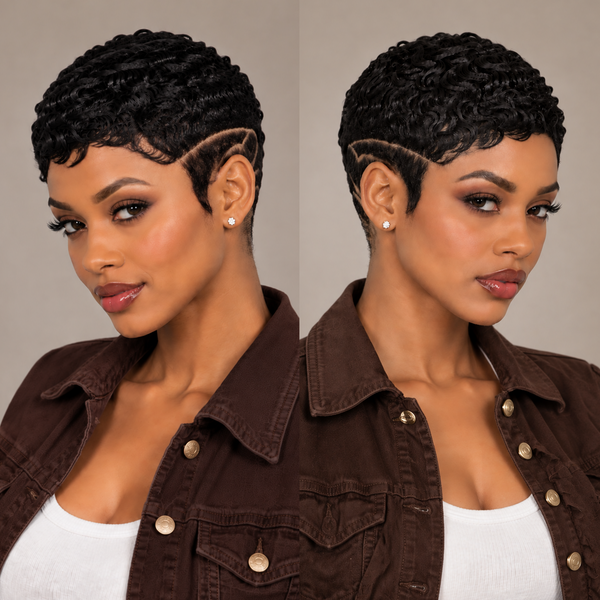 Bequeen 2-Color Cute Style Full Lace 100% Human Hair For Black Women