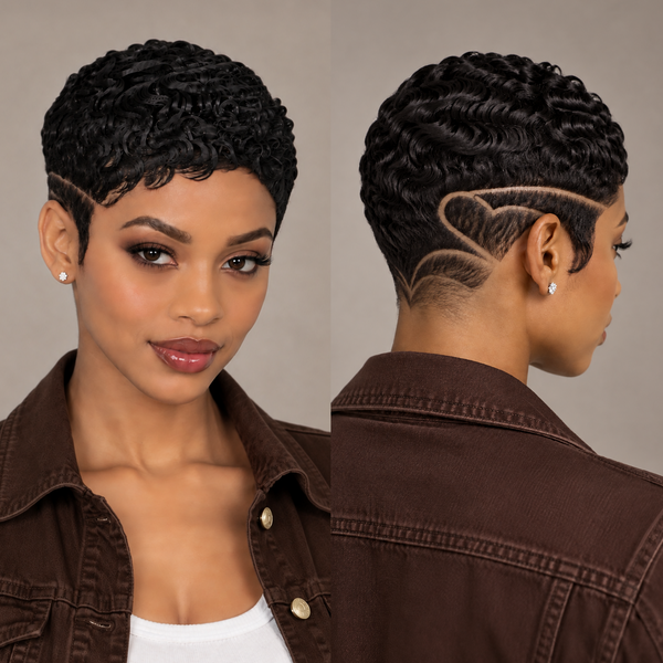 Bequeen 2-Color Cute Style Full Lace 100% Human Hair For Black Women