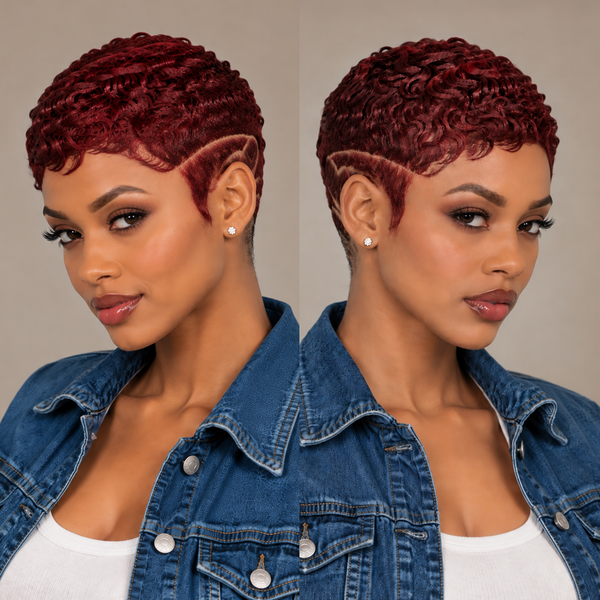 Bequeen 2-Color Cute Style Full Lace 100% Human Hair For Black Women