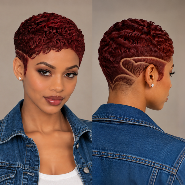 Bequeen 2-Color Cute Style Full Lace 100% Human Hair For Black Women