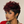 Bequeen Black Color Highlight Red Pretty Pixie Wig
