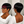 Bequeen Black Highlight Brown Natural Style Pixie Cut Wig For Black Women