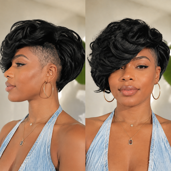 Bequeen Black Pro-Full Machine Made Topper