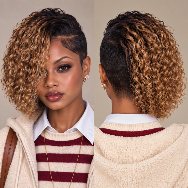 Bequeen Black With Yellow Topper