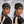 Bequeen Blend Pixie Machine Made Mullet Wig