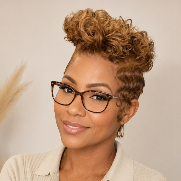 Bequeen Brown Curl Full Lace Wig