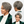 Bequeen Brown Small Curly Special Style Pixie Cut Frontal Lace Wig