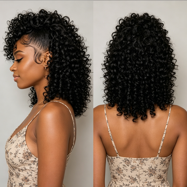 Bequeen Curly Mohawk Style (Not A Wig)