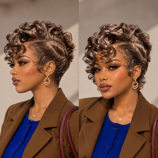 Bequeen Curly Special Made Full Lace Wig