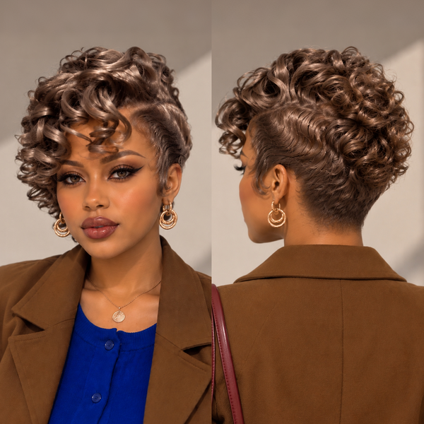 Bequeen Curly Special Made Full Lace Wig