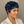 Bequeen Curly dark blue Pixie Cut Full Lace Wig