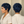Bequeen Curly dark blue Pixie Cut Full Lace Wig