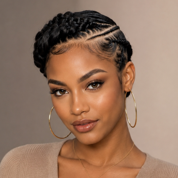 Bequeen Cute Full Lace 100% Human Hair Braid