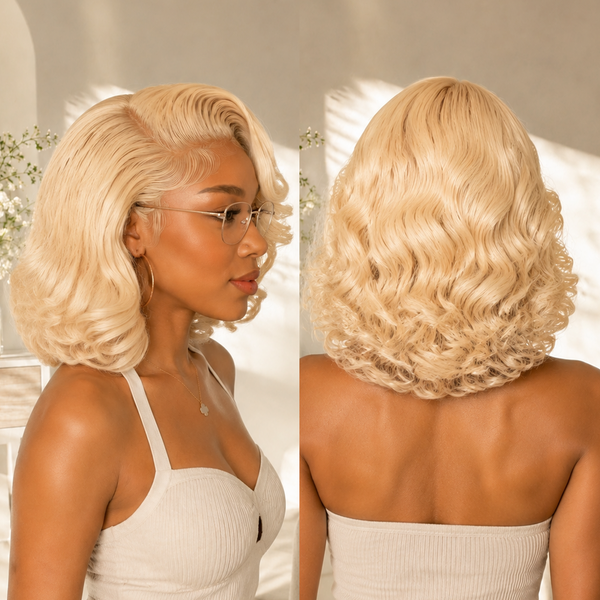 Bequeen Elegant Blonde 250% Lace Bob Wig