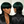 Bequeen Fashion Black And Green Mullet Wig
