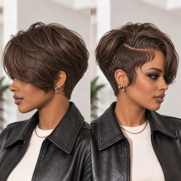 Bequeen Full Lace Side Part Pixie Wig-1