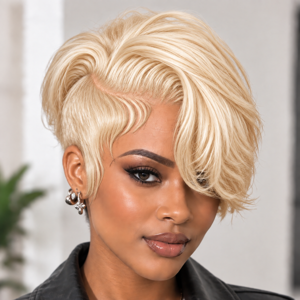 Bequeen Full Lace Side Part Pixie Wig-1