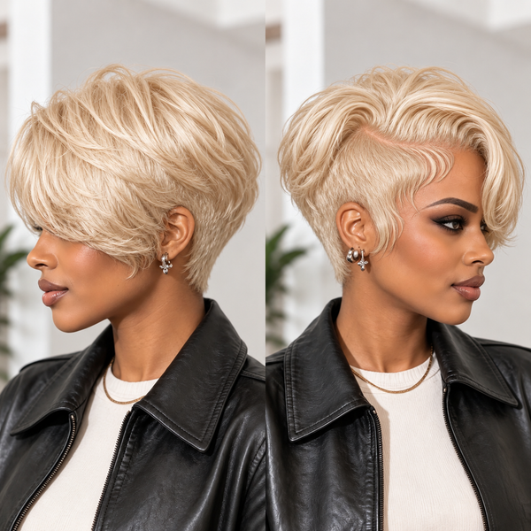 Bequeen Full Lace Side Part Pixie Wig-1