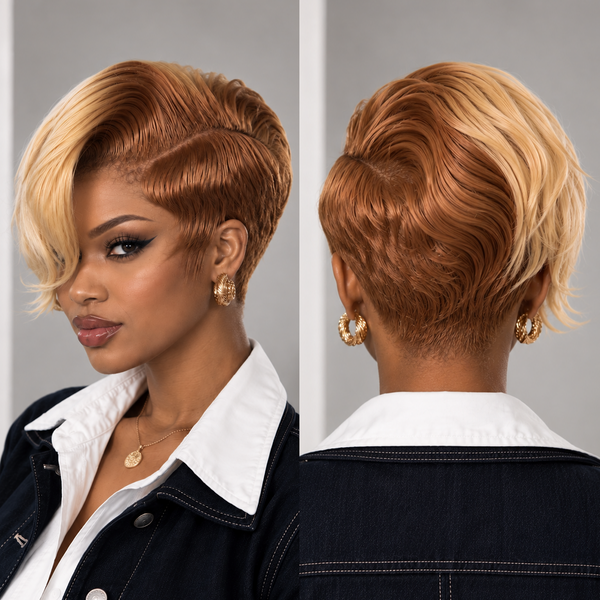 Bequeen Full Lace Side Part Pixie Wig-2