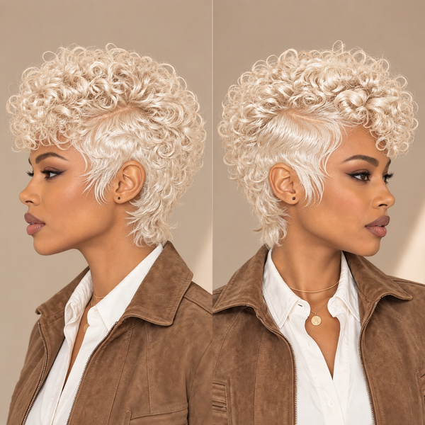 Bequeen Full Lace Special Scalp Full lace Pixie Wig-1