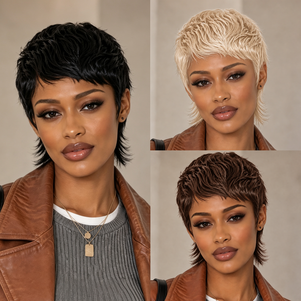 Bequeen Full Lace Special Scalp Full lace Pixie Wig