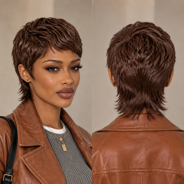 Bequeen Full Lace Special Scalp Full lace Pixie Wig