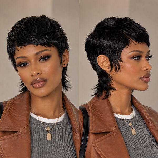 Bequeen Full Lace Special Scalp Full lace Pixie Wig
