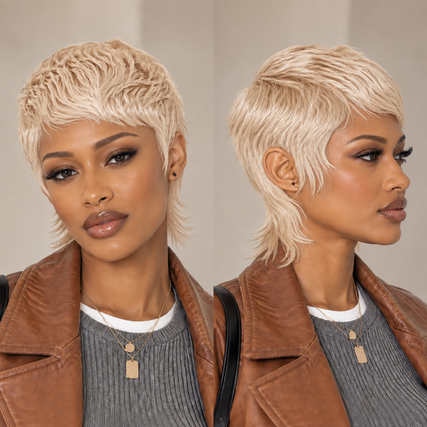 Bequeen Full Lace Special Scalp Full lace Pixie Wig